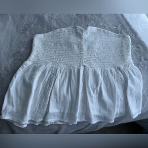 AE SMOCKED BABYDOLL TUBE TOP
